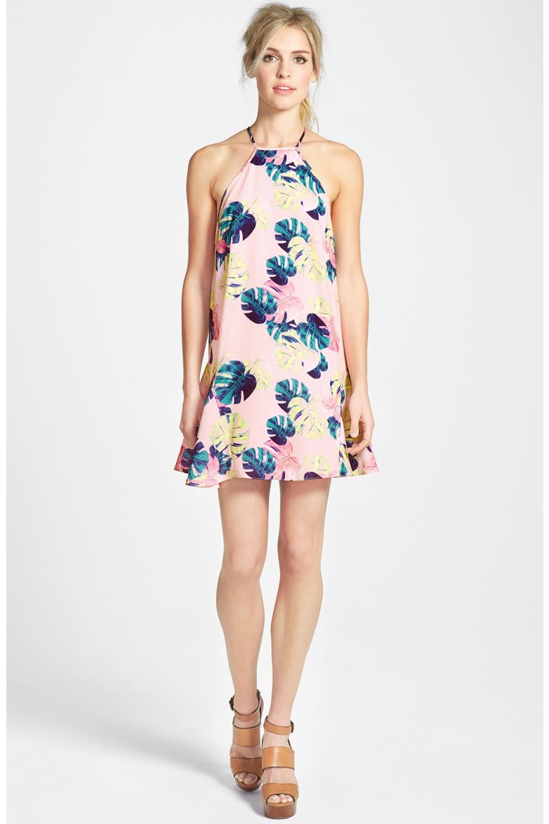 Palm Leaf Dress, Main, color, BUNGALOW