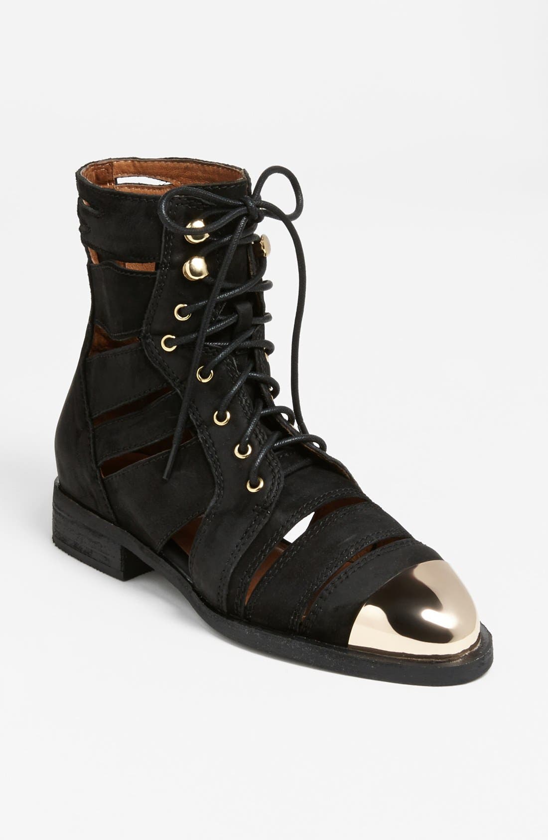 'Slashd' Boot, Main, color, BLACK NUBUCK GOLD