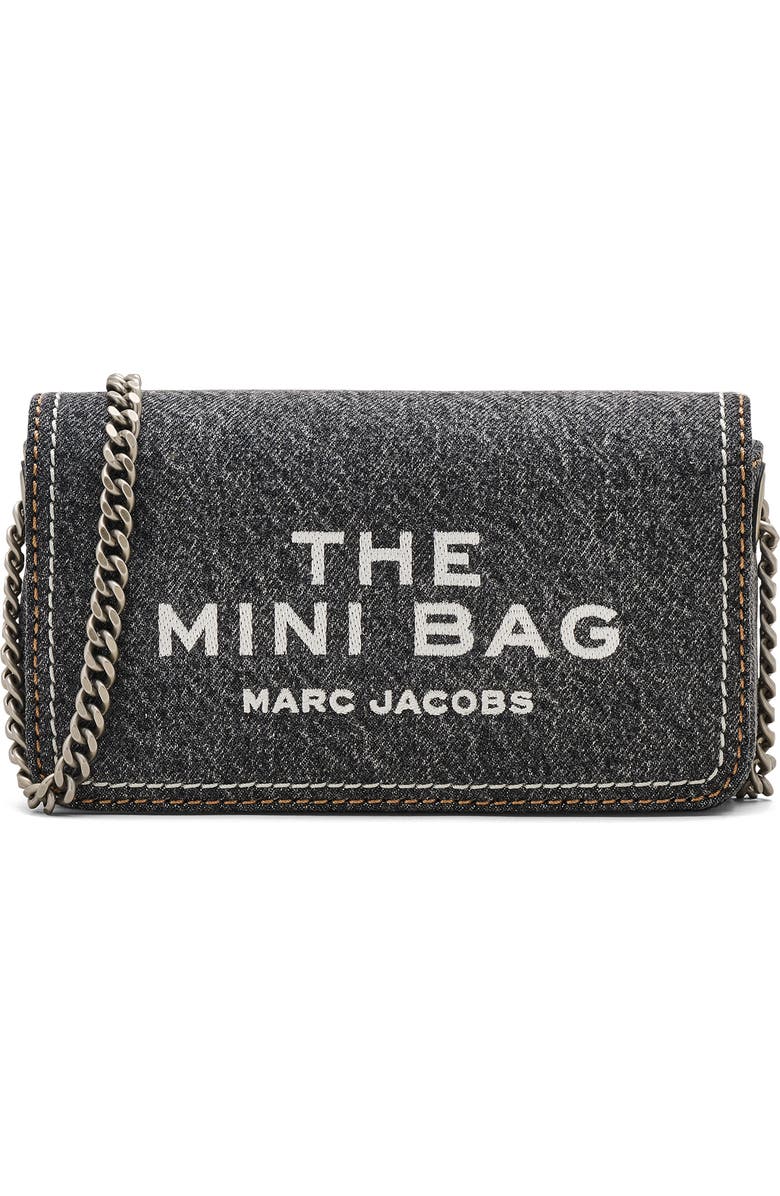 Marc Jacobs The Mini Denim Crossbody Bag, Main, color,
