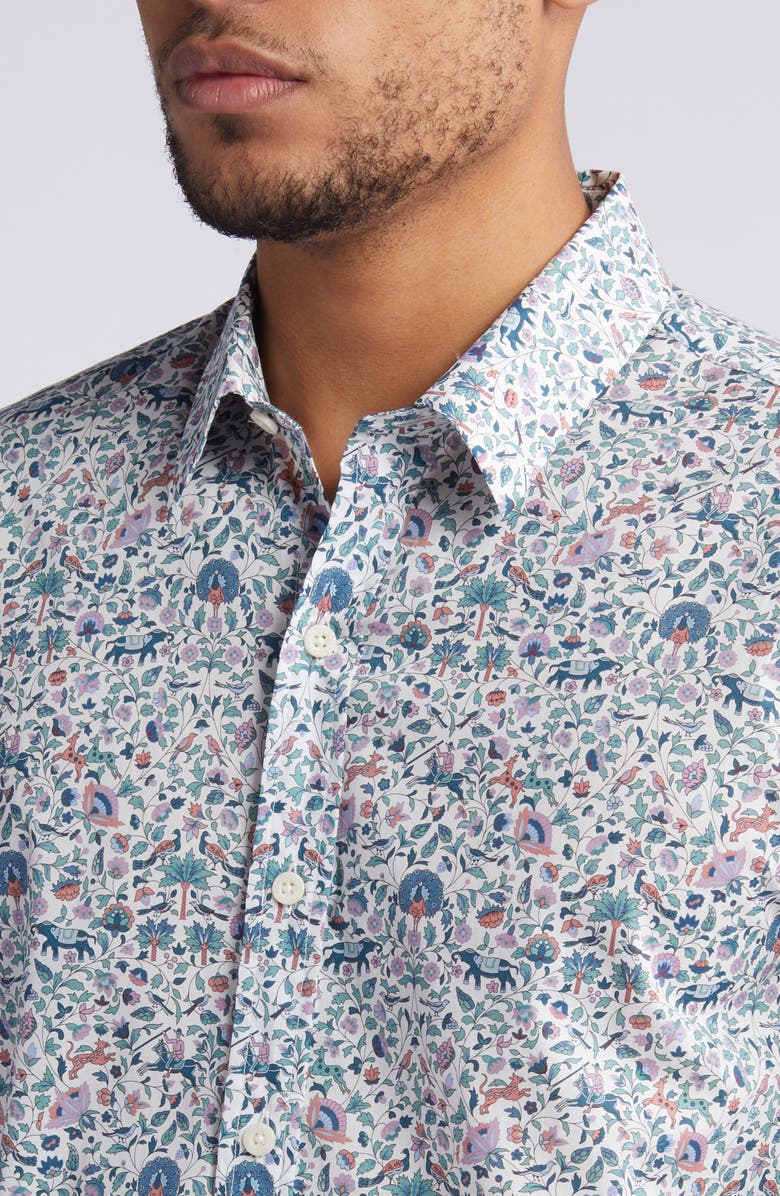 Liberty London Imran Lasenby Cotton Button-Up Shirt, Alternate, color, 