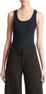 Vince Scoop Neck Rib Tank