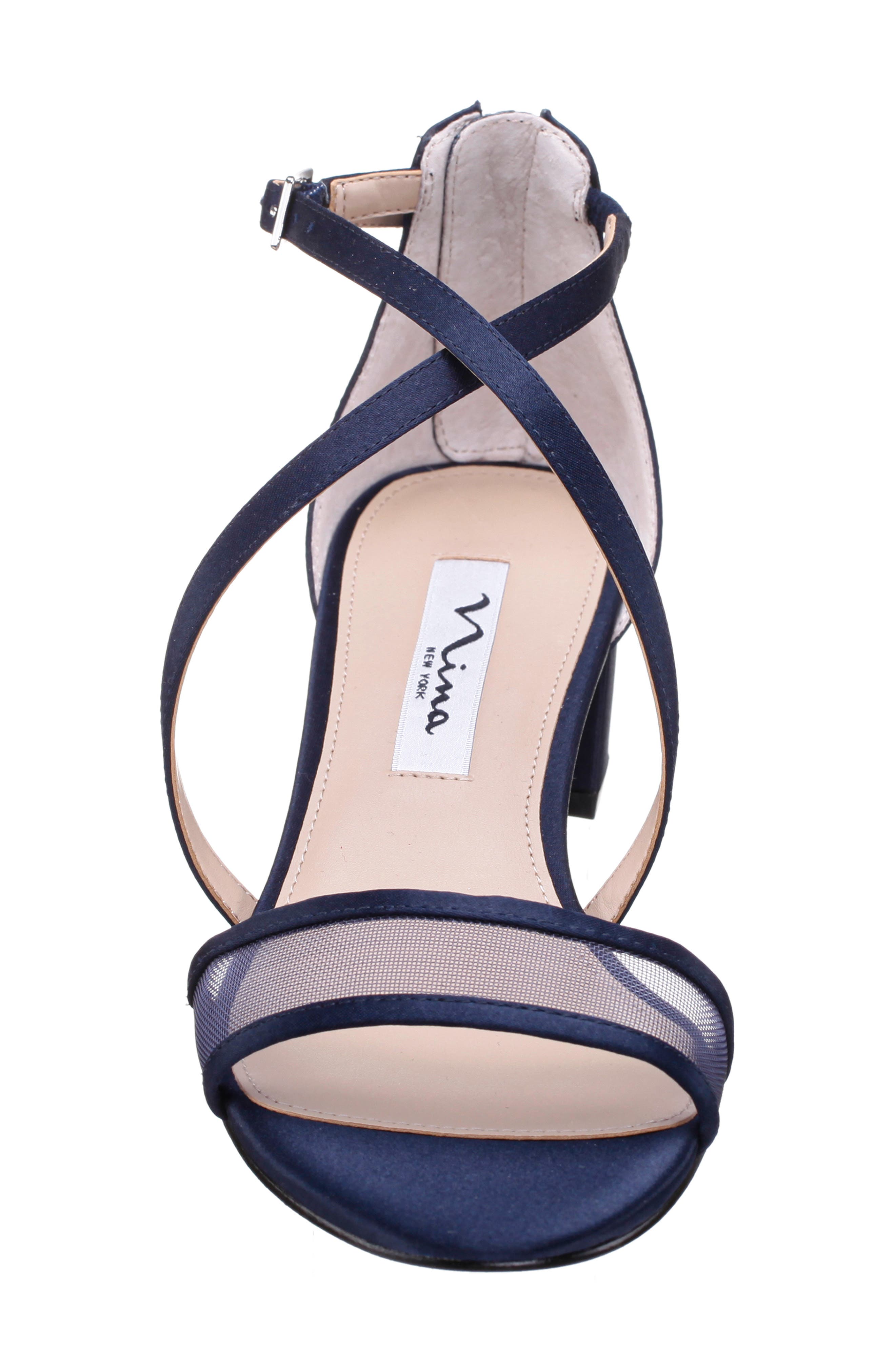 Nina Ginette Sandal, Alternate, color, New Navy