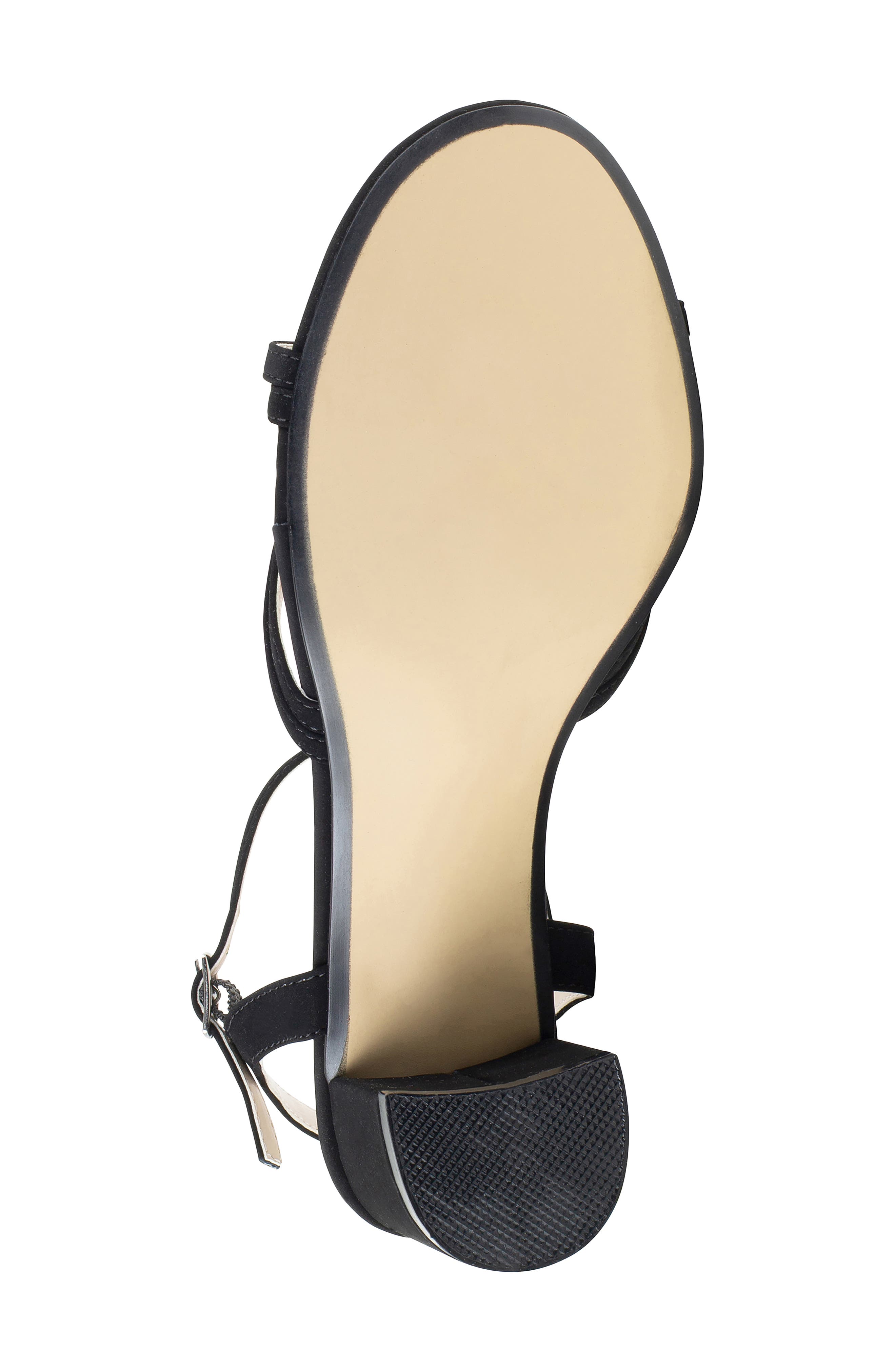 Touch Ups Elle Ankle Strap Sandal, Alternate, color, Black