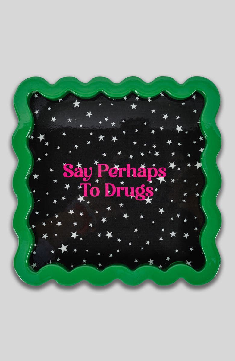 Furbish Perhaps to Drugs Lacquer Tray, Main, color, Perhaps To Drugs