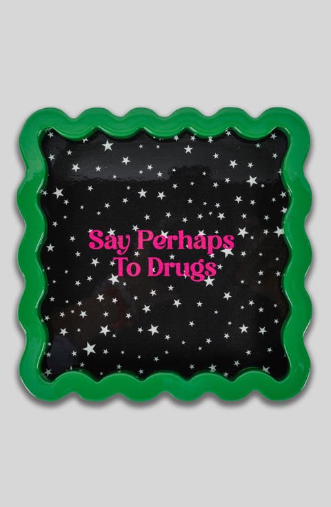 Perhaps to Drugs Lacquer Tray