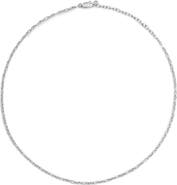 Monica Vinader Textured Link Chain Necklace