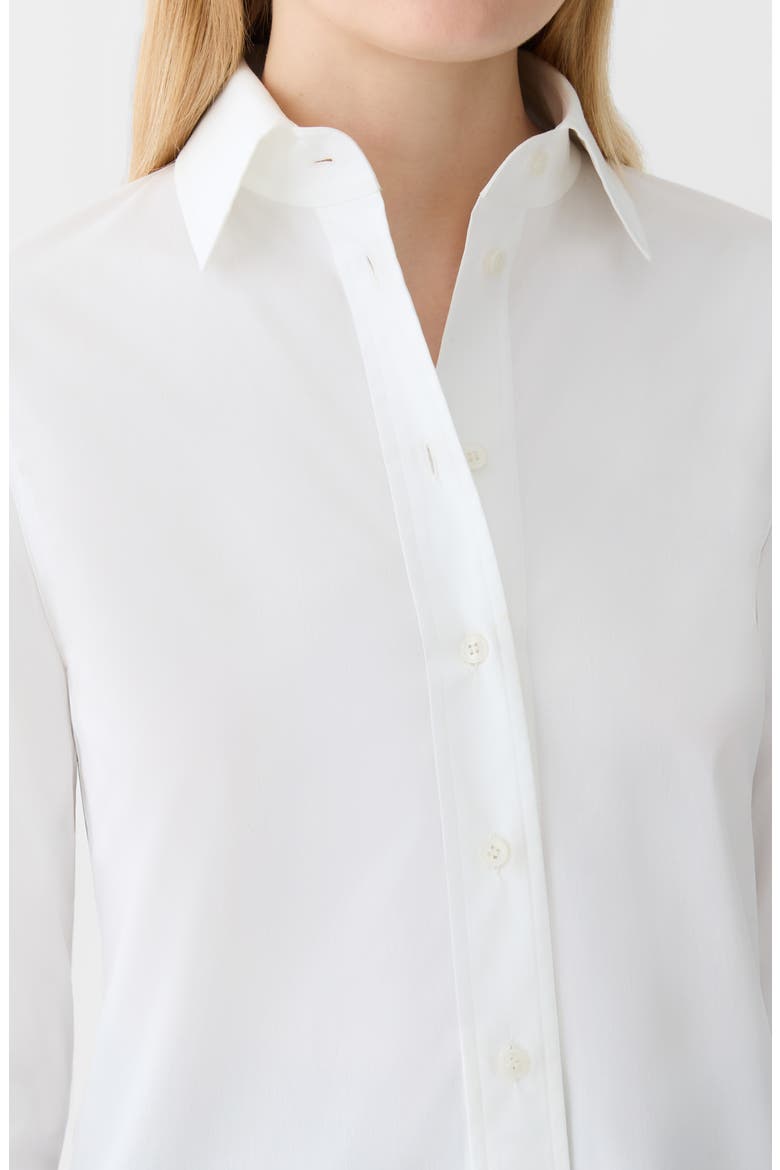Fitted Shirt with French Cuffs, Alternate, color, WHITE