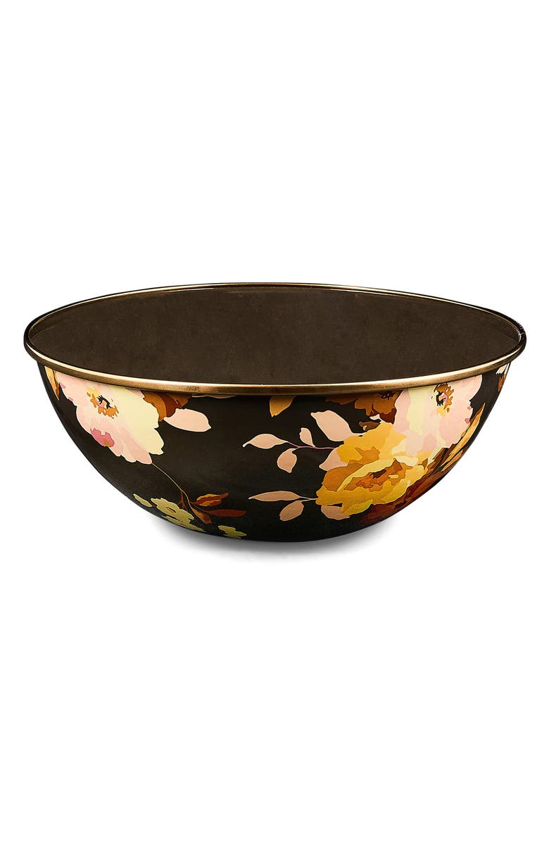 MACKENZIE CHILDS Wild Rose Medium Everyday Bowl, Main, color, Brown
