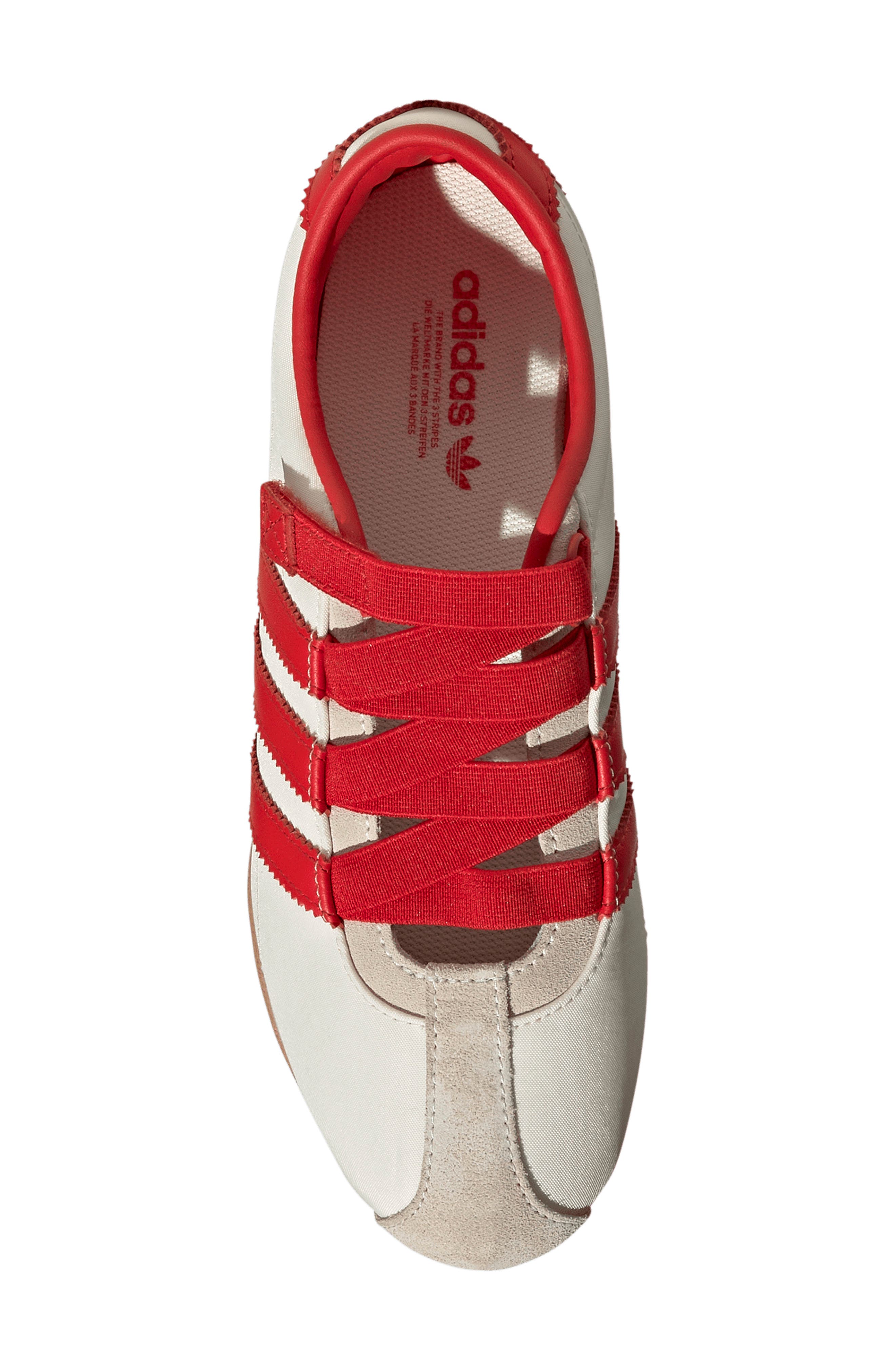 Tokyo Sneaker, Alternate, color, CREAM WHITE/ RED/ GOLD MET.