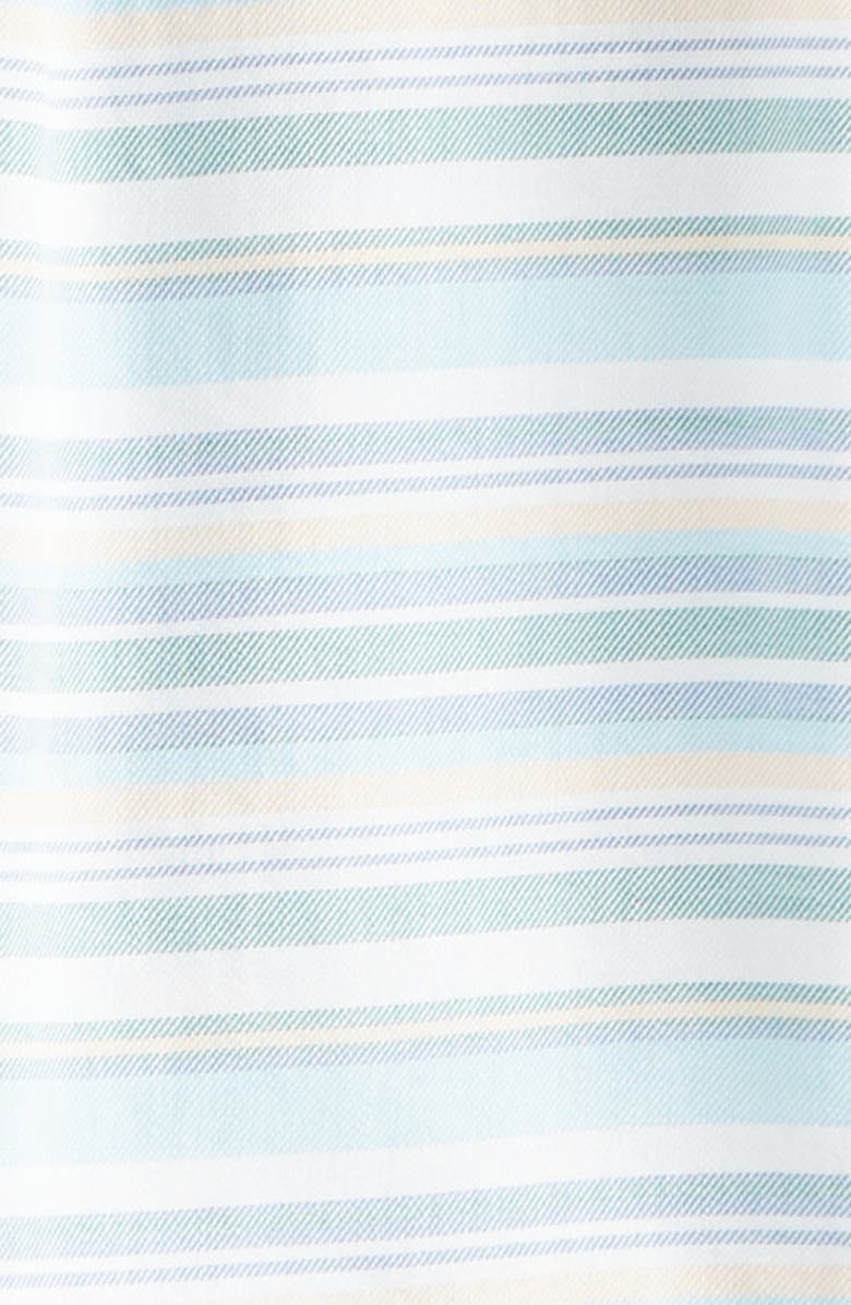 Tucker + Tate Kids' Stripe Short Sleeve Cotton Twill Button-Up Shirt, Alternate, color, 