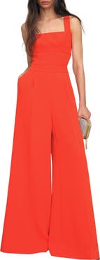 Reiss Dion Sleeveless Wide Leg Jumpsuit