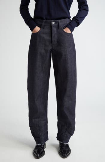 Jil Sander Denim Jeans With Back Pocket And Belt Loops