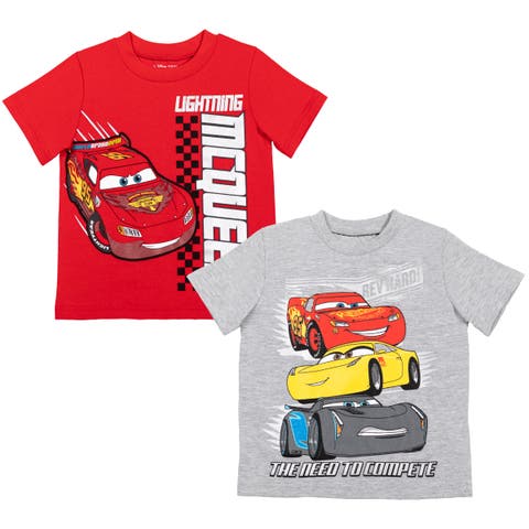 Cars Lightning McQueen 2-Piece Short Sleeve T-Shirt Set