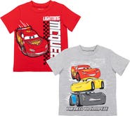 Disney Cars Lightning McQueen 2-Piece Short Sleeve T-Shirt Set