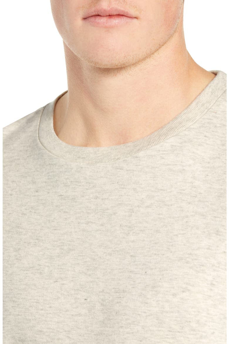 Duo Fold Long Sleeve Cotton T-Shirt, Alternate, color, OATMEAL HEATHER
