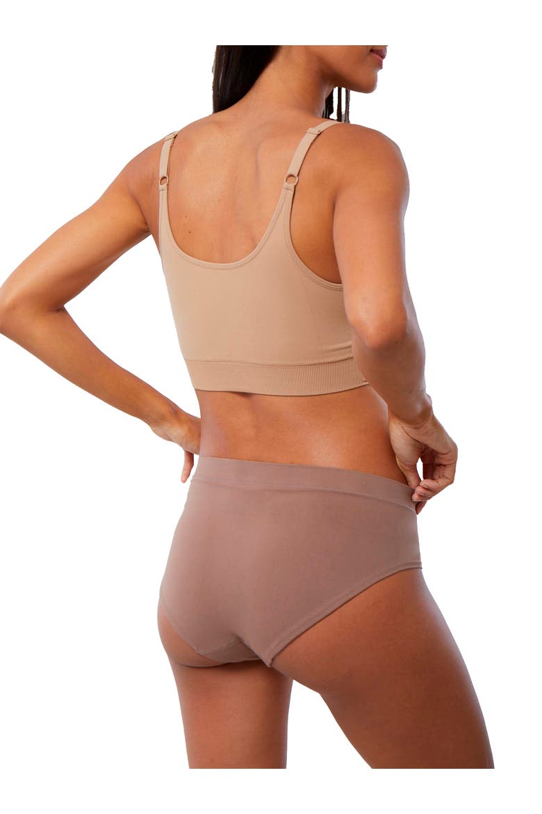 3-Pack Cooling Maternity Briefs, Alternate, color, DEEP TAUPE