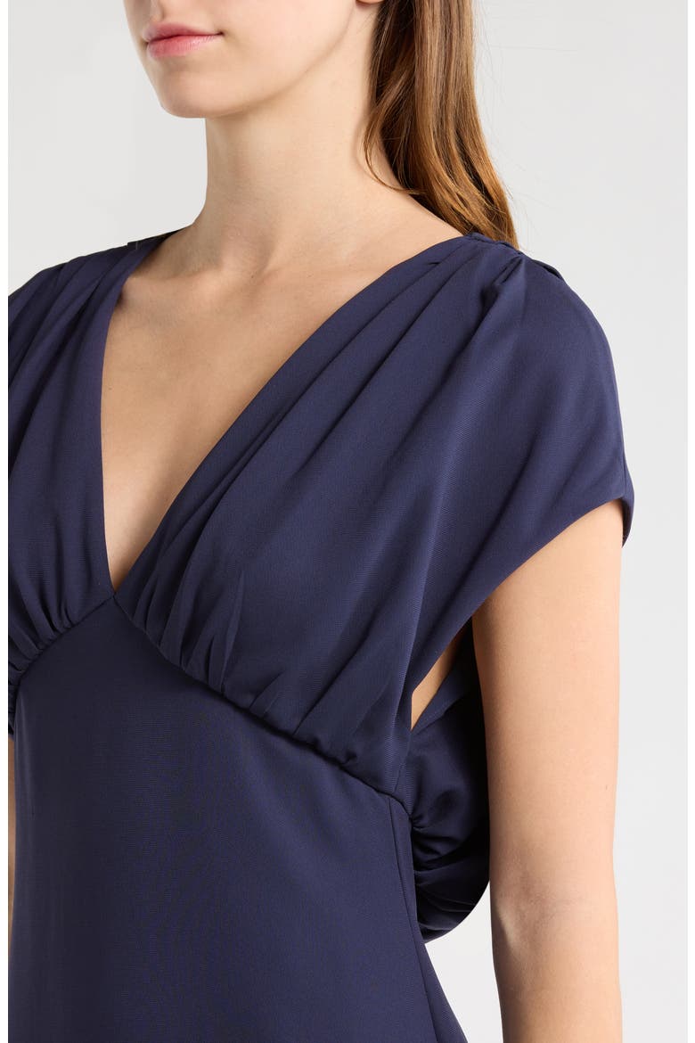 Char Empire Waist Dress, Alternate, color, NAVY