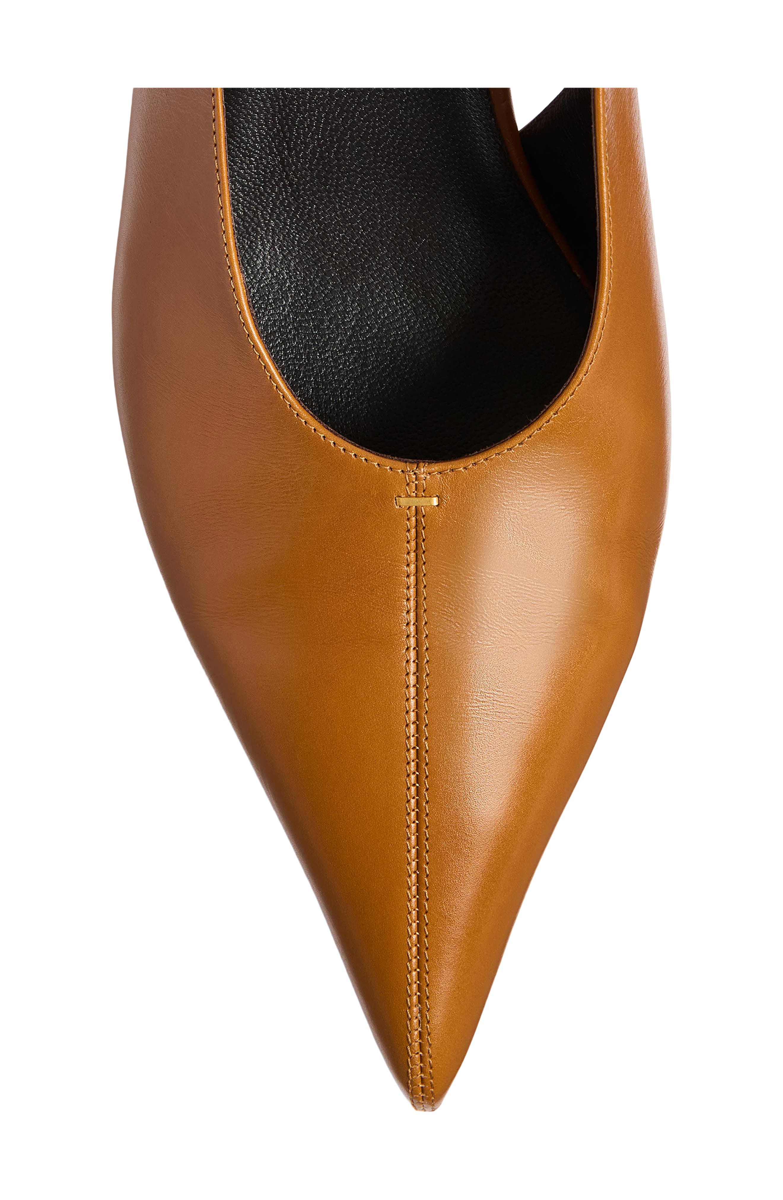 Khaite Bella Kitten Heel Slingback Pump, Alternate, color, Cuoio