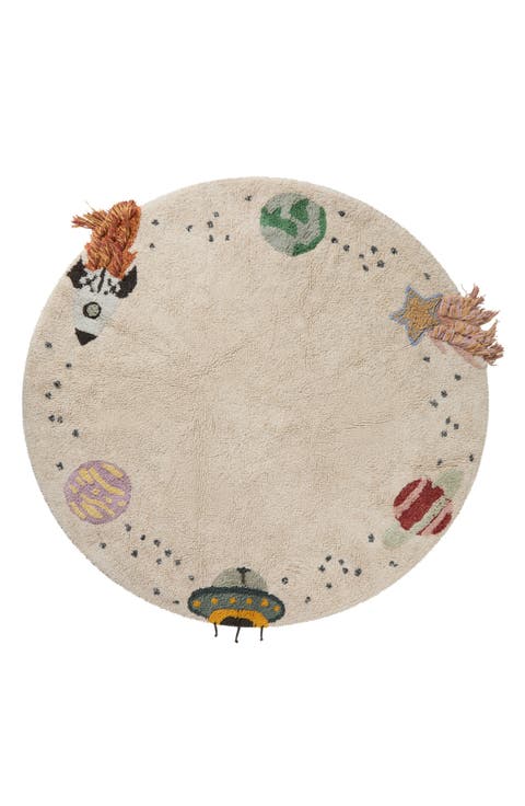 Interstellar Cotton Blend Washable Rug