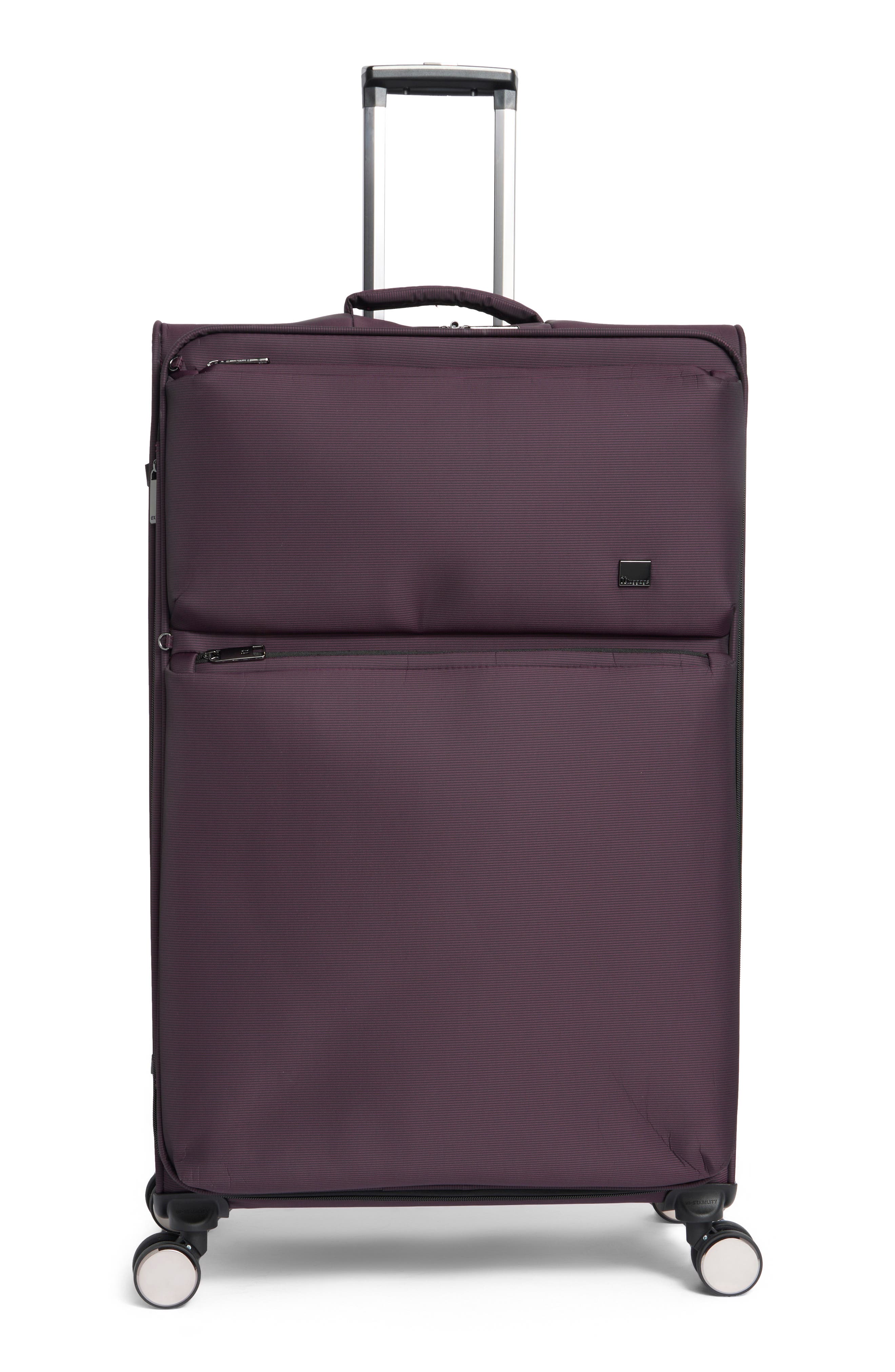 IT LUGGAGE Debutant Spinner Luggage, Main, color, Plum