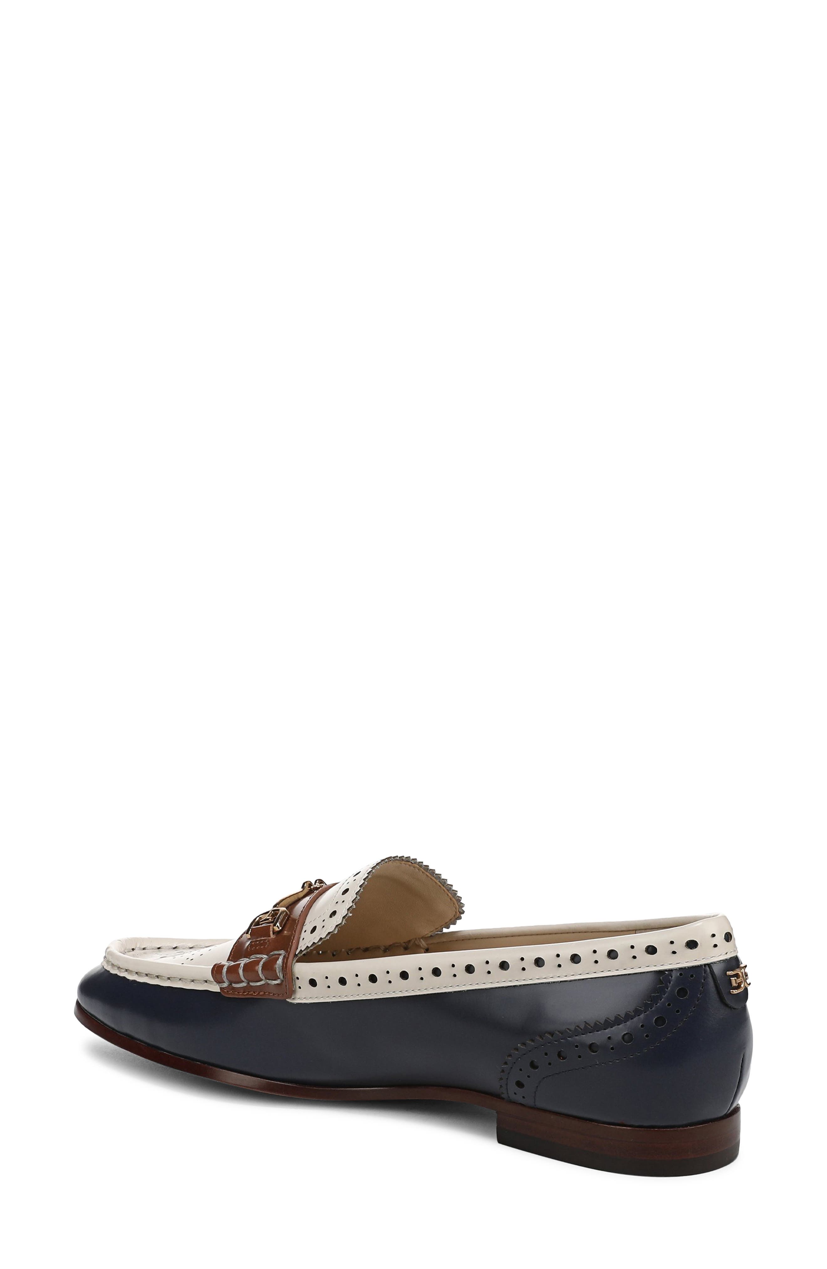 Sam Edelman Liona Bit Loafer, Alternate, color, Navy/ Ivory/ Rich Saddle