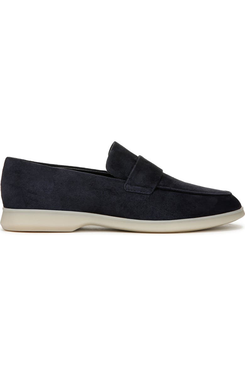 Vince Bigsur Moc Toe Loafer, Alternate, color, Blue Ink