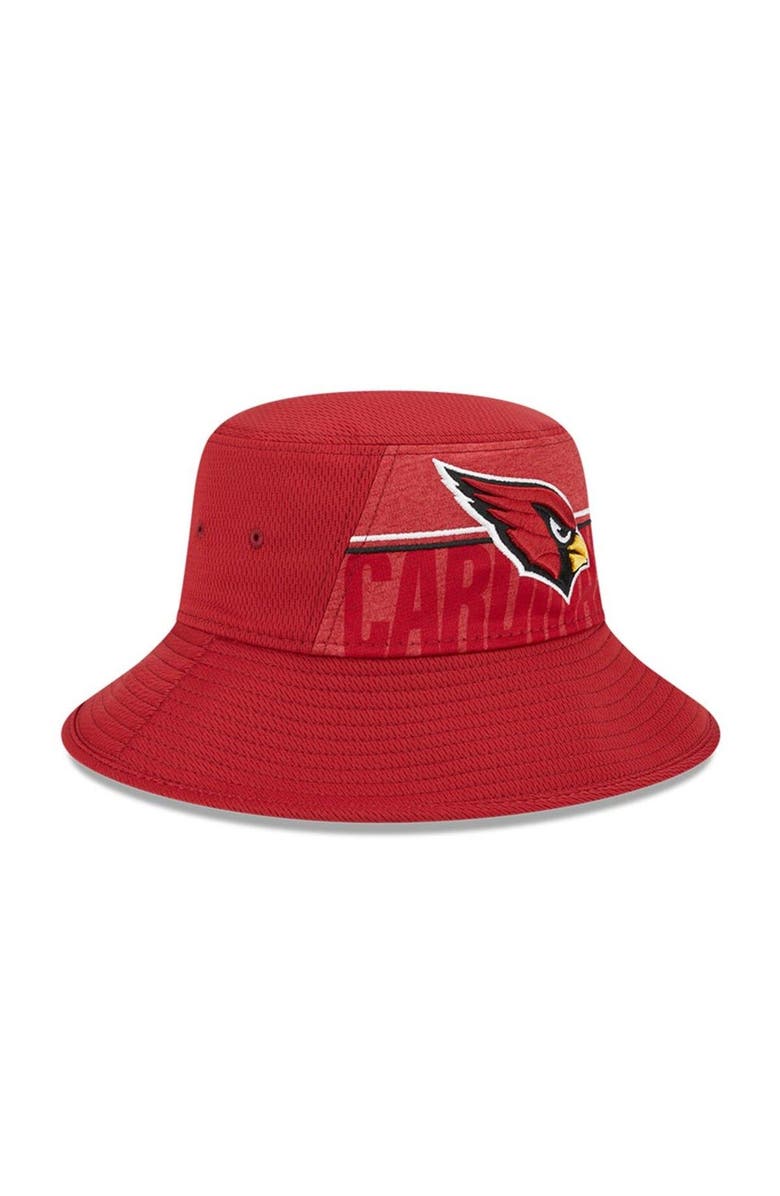 New Era Men's New Era Cardinal Arizona Cardinals 2023 NFL Training Camp Stretch Bucket Hat, Alternate, color, Cardinal