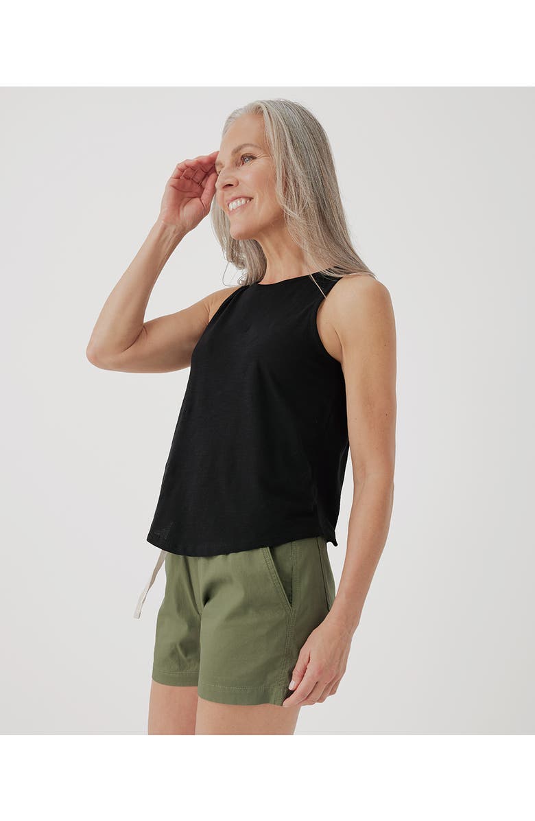 Pact Organic Featherweight Slub Reversible Tank, Alternate, color, 
