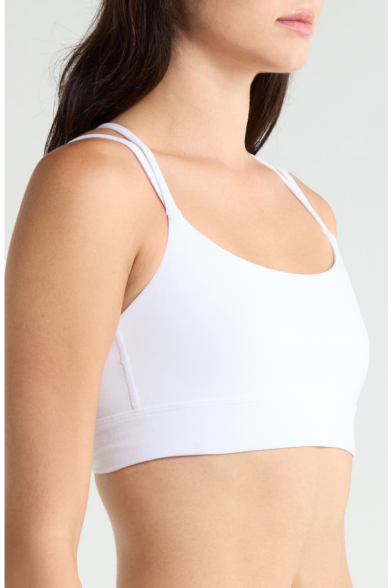 Spacedye Back to It Strappy Sports Bra, Alternate, color, CLOUD WHITE