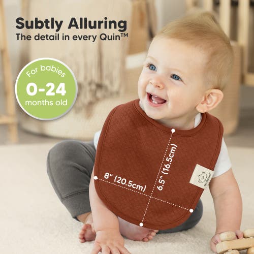 Keababies 8-pack Quin Drool Bibs In Sahara