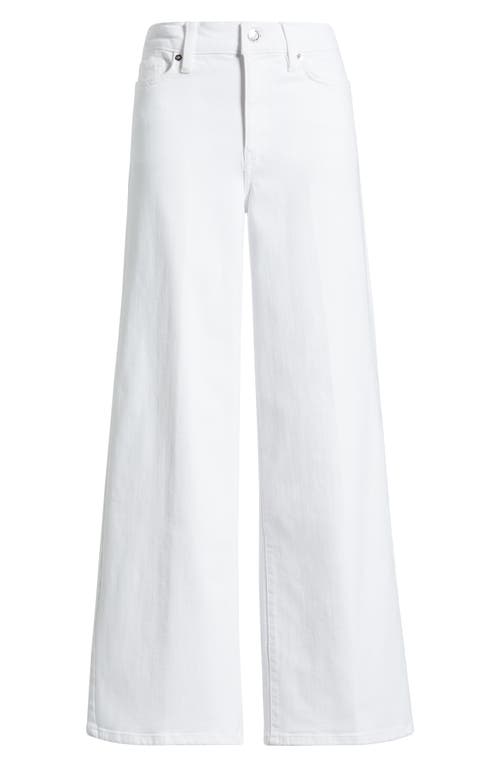 Frame Le Baggy Palazzo High Waist Wide Leg Jeans In White
