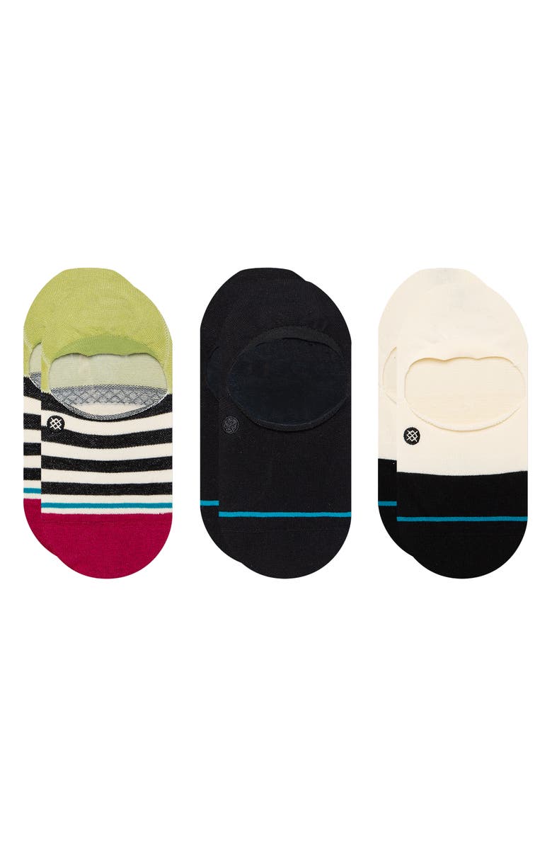 Stance Assorted 3-Pack Absolute No-Show Socks, Main, color,