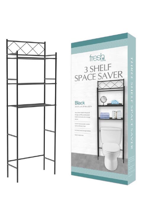 3-Shelf Metal Bathroom Organizer