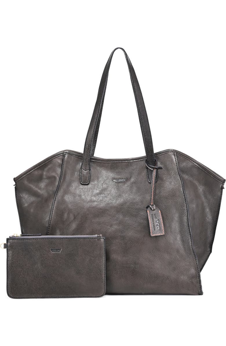 OLD TREND Iris Genuine Leather Soft Structured Carryall Tote, Main, color, Grey