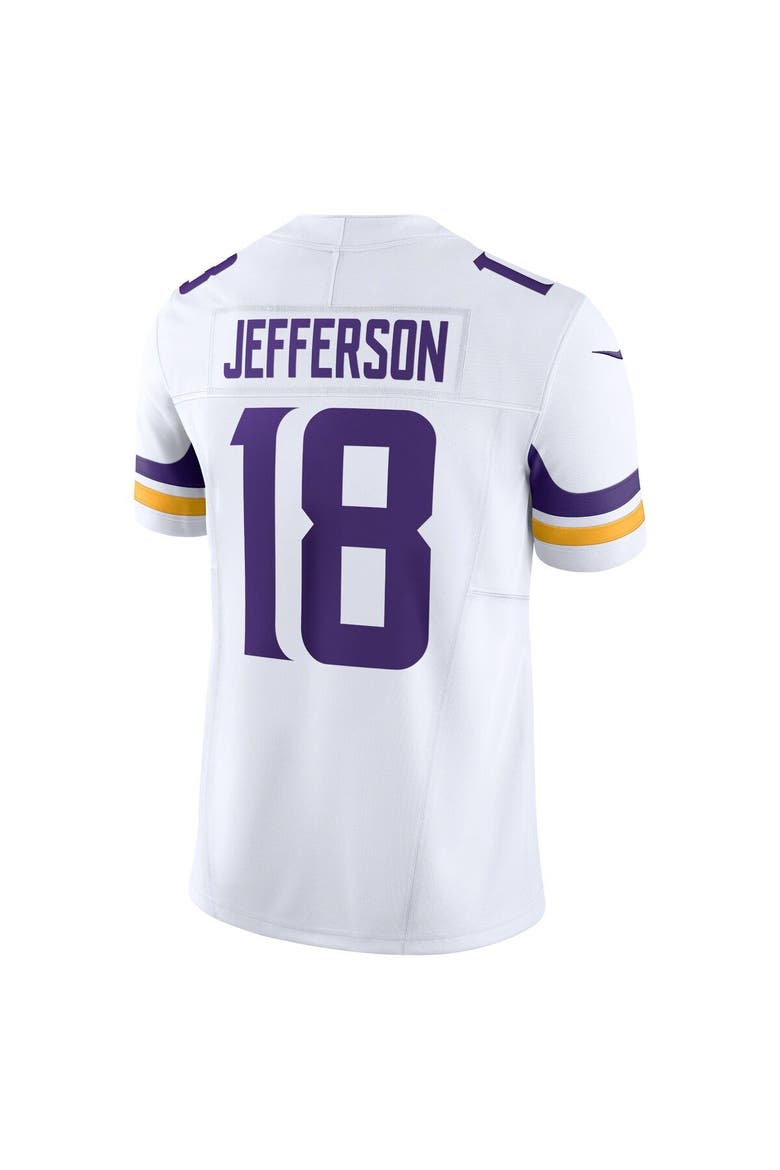 Men's Nike Justin Jefferson White Minnesota Vikings Vapor F.U.S.E. Limited Jersey, Alternate, color, White