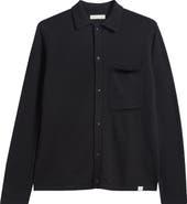 MERZ B SCHWANEN Relaxed Fit Merino Wool, Silk & Cashmere Cardigan