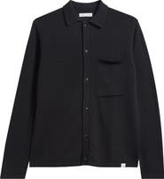 MERZ B SCHWANEN Relaxed Fit Merino Wool, Silk & Cashmere Cardigan