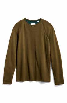 Billy Reid Long Sleeve Cotton & Modal Crewneck T-Shirt