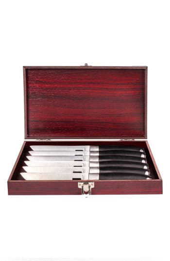 Berghoff 7-piece Stainless Steel Steak Knife Set In Silver