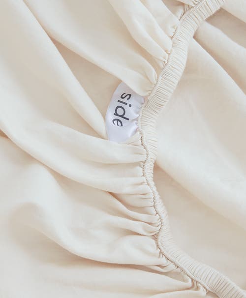 Pact Organic Room Service Sateen Fitted Sheet In Neutral