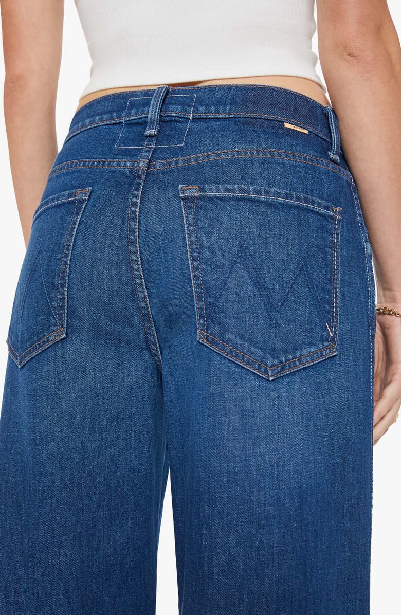 MOTHER The Delinquent High Waist Ankle Wide Leg Jeans, Alternate, color, Made In The Shade