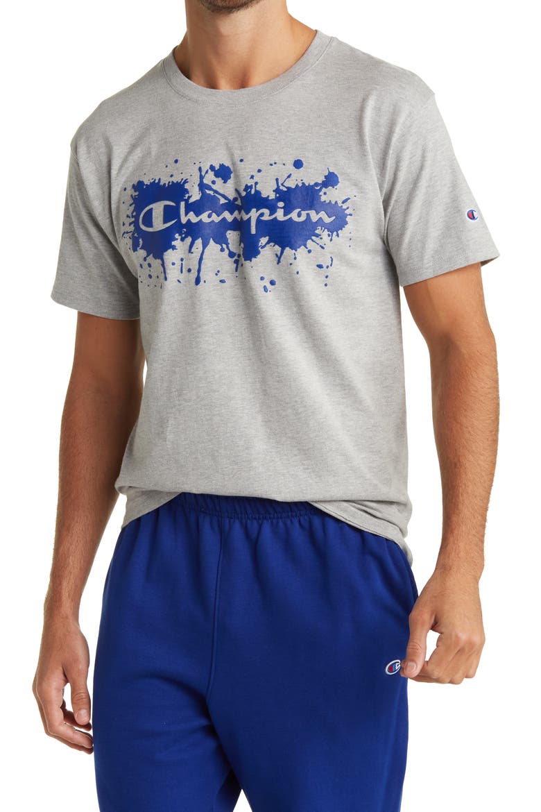 Classic Cotton Graphic T-Shirt, Main, color, OXFORD GRAY