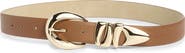 Vince Camuto Sculptural Faux Leather Belt