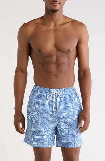 Printed Rising Sun Volley Swim Shorts
