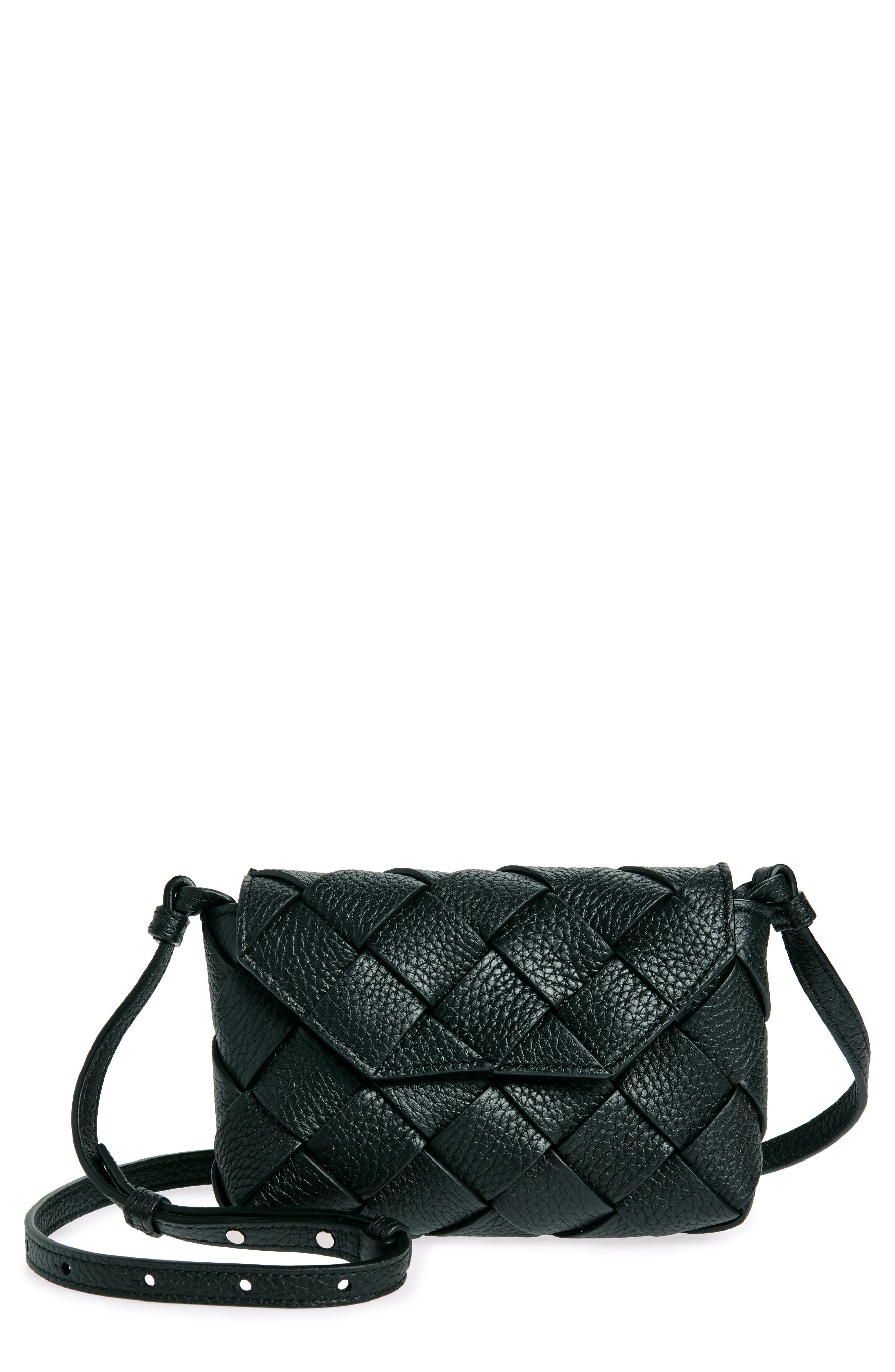 Bottega Veneta Small Diago Intreccio Leather Handbag, Main, color, 