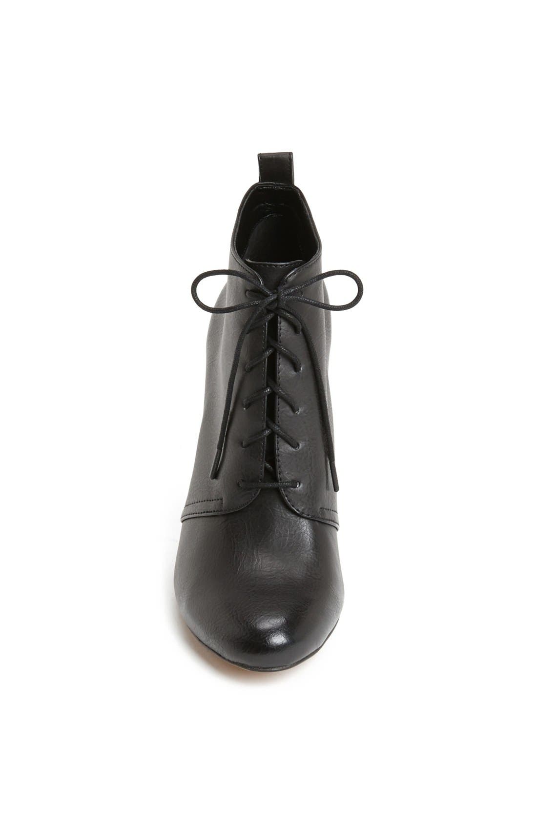 Julianne Hough for Sole Society 'Glenna' Bootie, Alternate, color, BLACK