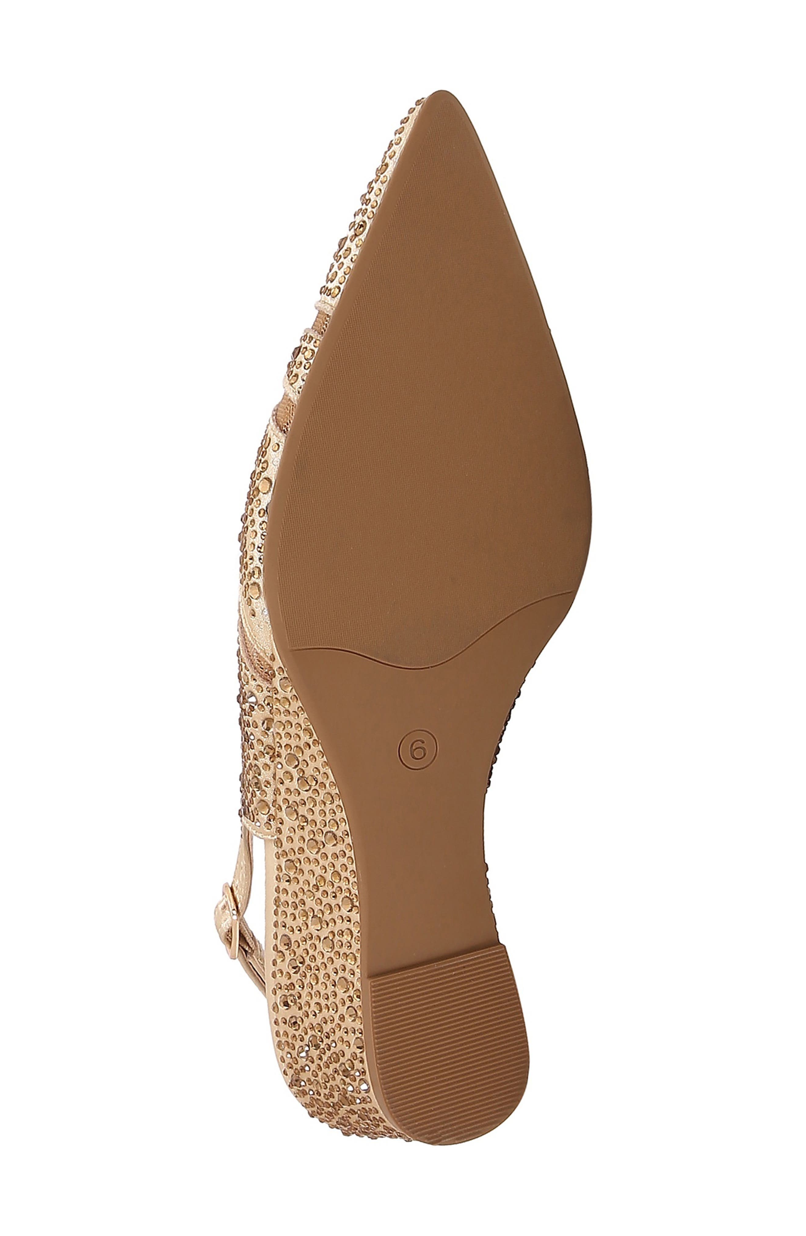Daniel Embellished Slingback Pump, Alternate, color, GOLD