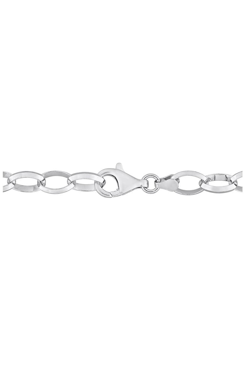 Men's Rolo Chain Necklace, Alternate, color, SILVER