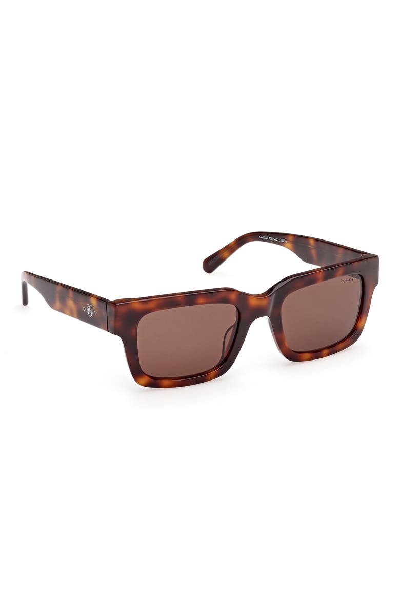 Rectangular Sunglasses, Alternate, color, DARK HAVANA / BROWN