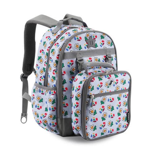 Duet Kid
s 16" Backpack With Detachable Lunch Box For School